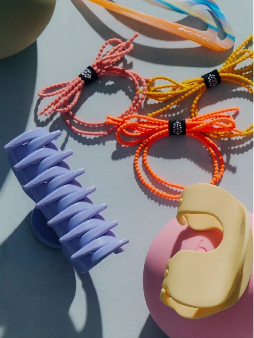 FP Movement Challenger Claw Hair Clip in Sunlit Yellow One Clip One Size NWT